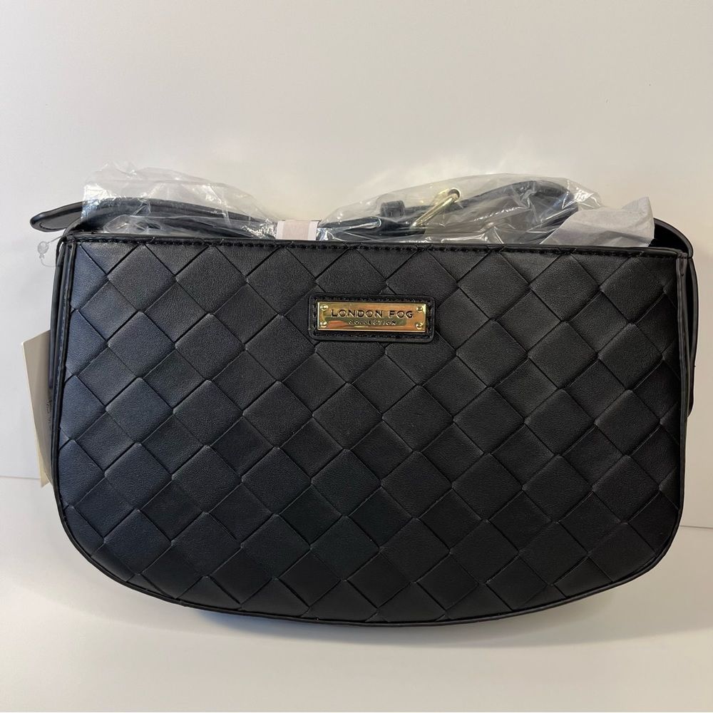 NWT London Fog Iris Woven Shoulder Bag
